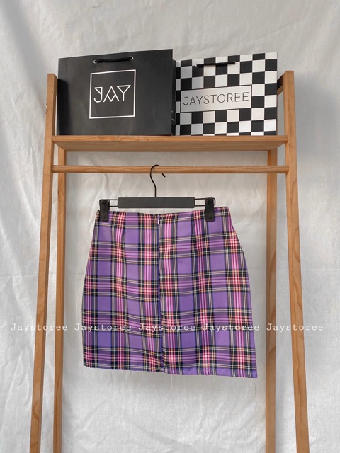 Chân Váy Caro Nữ 🌸 caro ĐEN/XANH/TÍM ❤️ Freeship 50K | BigBuy360 - bigbuy360.vn