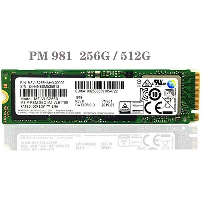 Ổ cứng SSD Samsung m.2NVMe PM961-128GB, PM981-256GB, PM981a-256GB -New Tray-Bảo hành 3 năm | BigBuy360 - bigbuy360.vn
