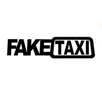 Tem phản quang chữ " FAKE TAXI " độc đáo