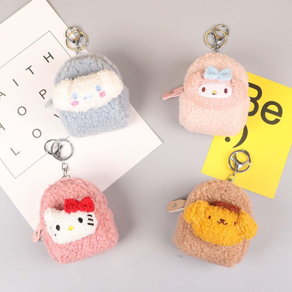 Ví Đựng Tiền Xu Mini Hình Chú Cừu Có Khóa Kéo Dễ Thương