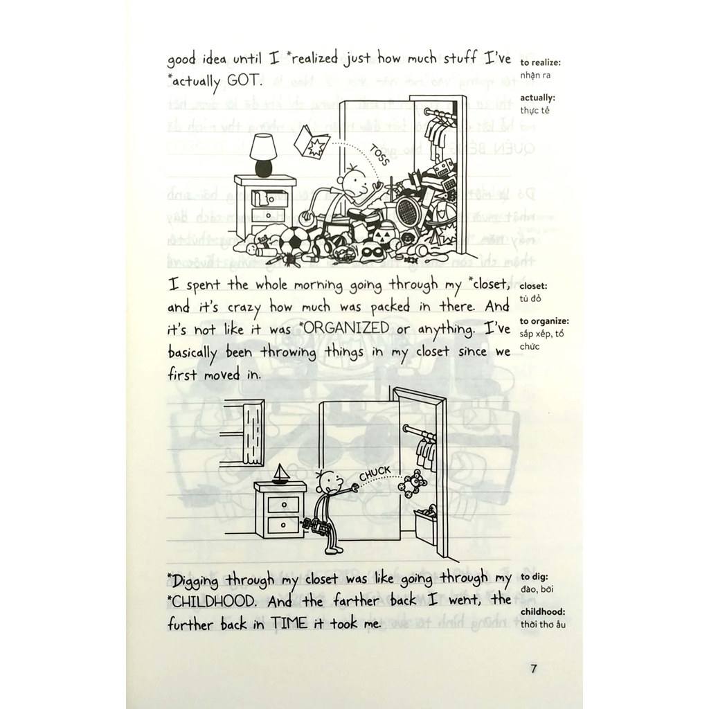 Sách Song Ngữ Việt - Anh - Diary Of A Wimpy Kid - Nhật Ký Chú Bé Nhút Nhát - Tập 14: Của Thiên Trả Địa - Wrecking Ball