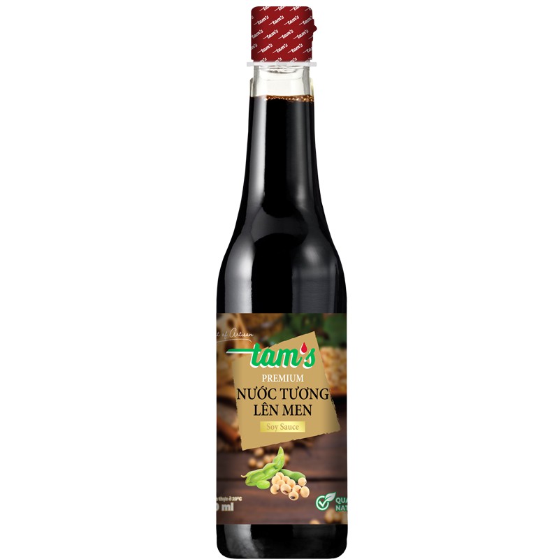 Nước tương lên men Tam's, 500ml| Nước tương lên men tự nhiên