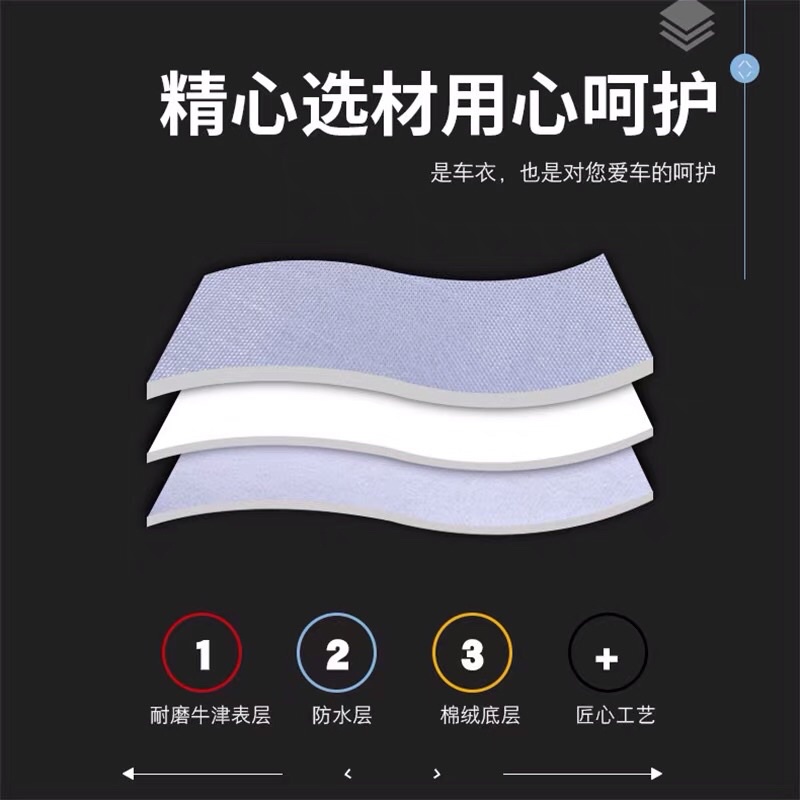 BẠT PHỦ Ô TÔ 3 LỚP CAO CẤP NANO - CHỐNG XƯỚC, CHỐNG NẮNG, CHỐNG BỤI