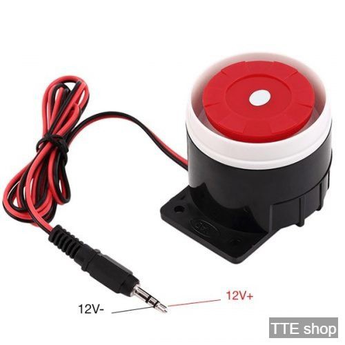 [ TTE01-Alarm] Còi báo động kêu to 110dB - Loa báo động 12VDC