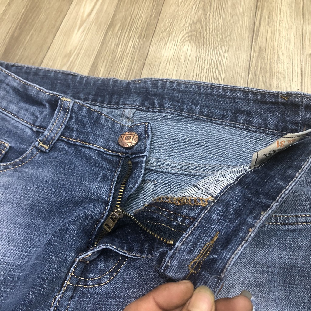 Quần jean nam co giãn rách JN911