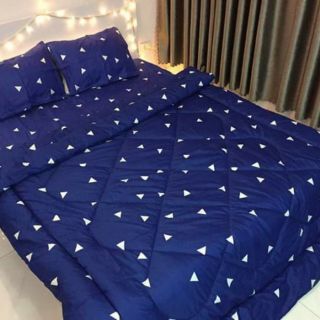 Set chăn phao ga gối poly cotton