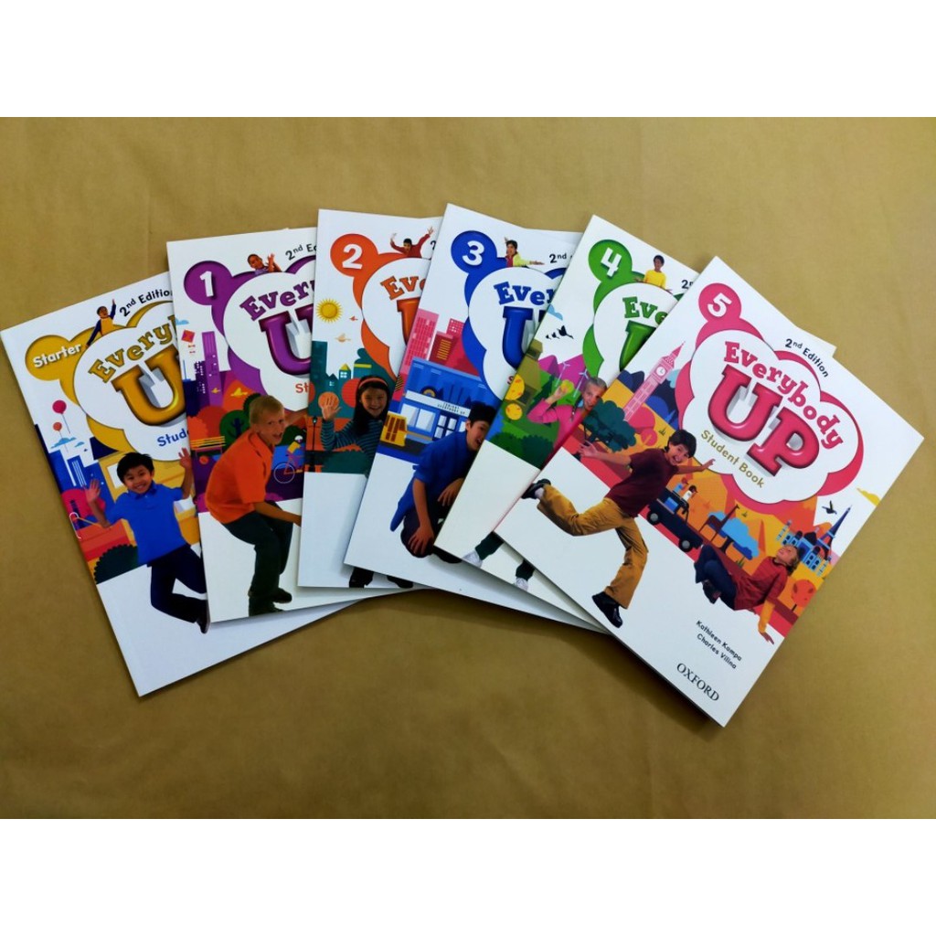 Everybody Up Starter 2nd,1,2,3,4,5,6(Studen't book + Workbook)