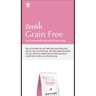 THỨC ĂN HẠT MỀM CHÓ CON ZENITH PUPPY 3kg