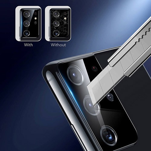 Miếng Dán Cường Lực 3D Bảo Vệ Camera Sau Samsung S21 Ultra, S21 Plus, S21, S20, Note 20, M51, A71, A51, A21s, A12, M51