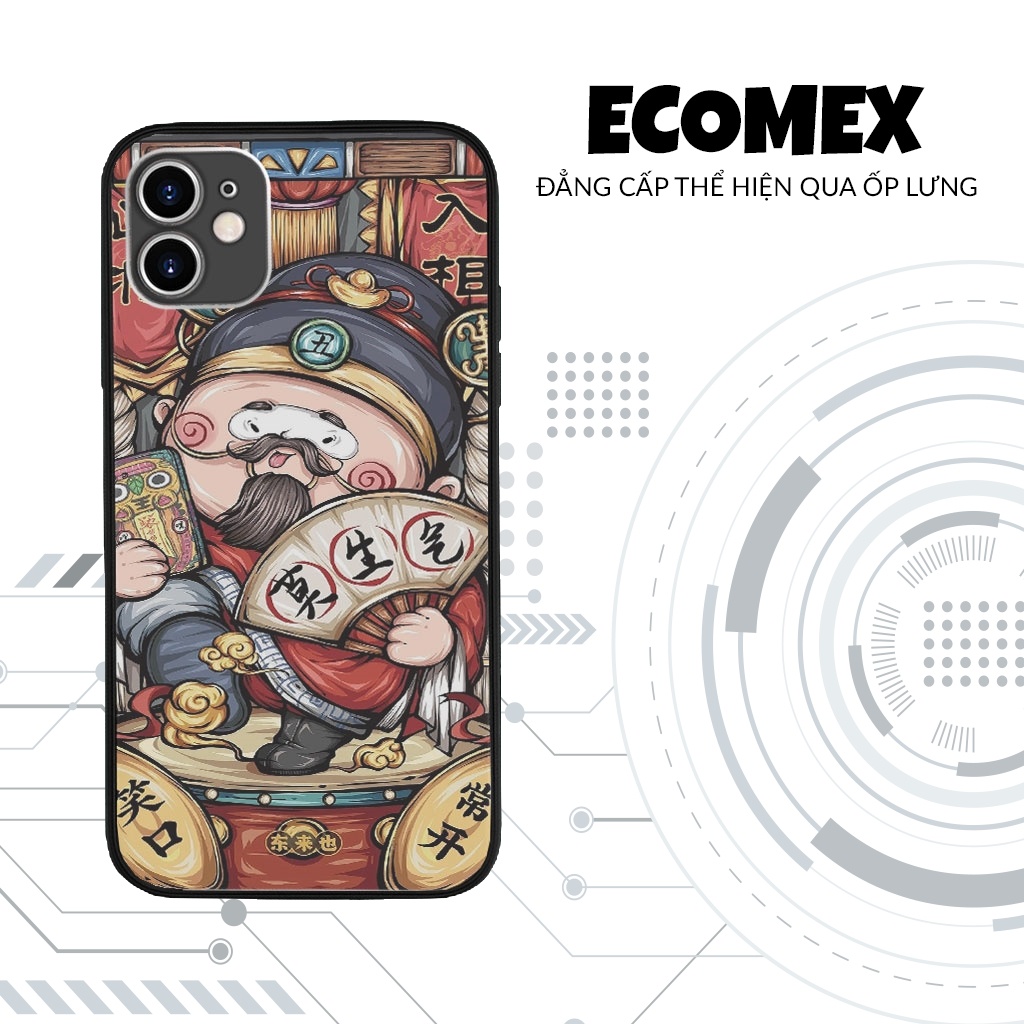 Ốp Lưng iphone hình Quan Công Nhảy Múa Chibi ECOMEX cho Iphone 5 6 7 8 Plus 11 12 Pro Max X Xr MYS20220052