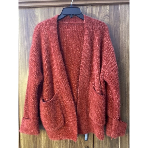 Áo cadigan lông thỏ pass