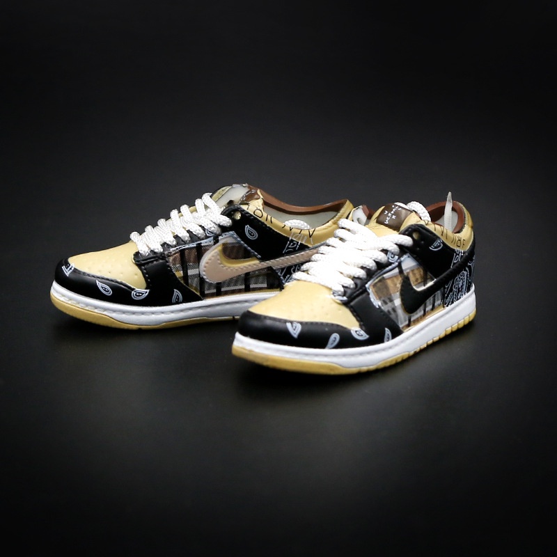 Mô Hình Giày Trượt Ván/Giày Thể Thao AJ Cổ Thấp Hình Que Kem 3D Mini Sáng Tạo Sáng Tạo