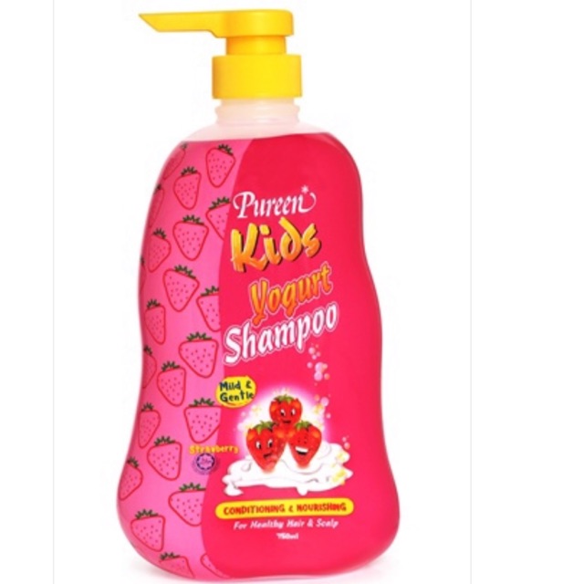 Dầu Gội Pureen Tinh Chất Sữa Chua & Dâu 750ml