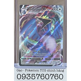 Thẻ bài Pokemon TCG : Cramorant VMAX  (Cramorant VMAX - 55/72 - Ultra Rare) chính hãng
