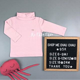 Nous Áo cổ 5cm hồng 6 - 18M