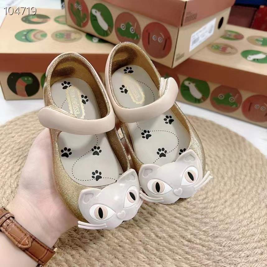 Hot sale 2022Melissa children's Baotou summer casual Velcro jelly shoes