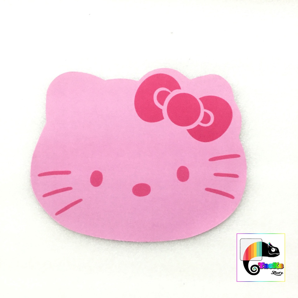 Bàn di chuột màu hồng Hello Kitty size vừa 22x18 cm dễ thương, di cực đã