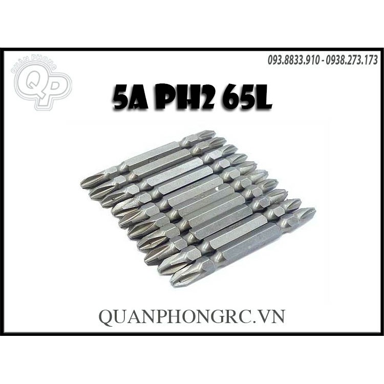 Vít bake 2 đầu 5A PH2 65L (1 cái)