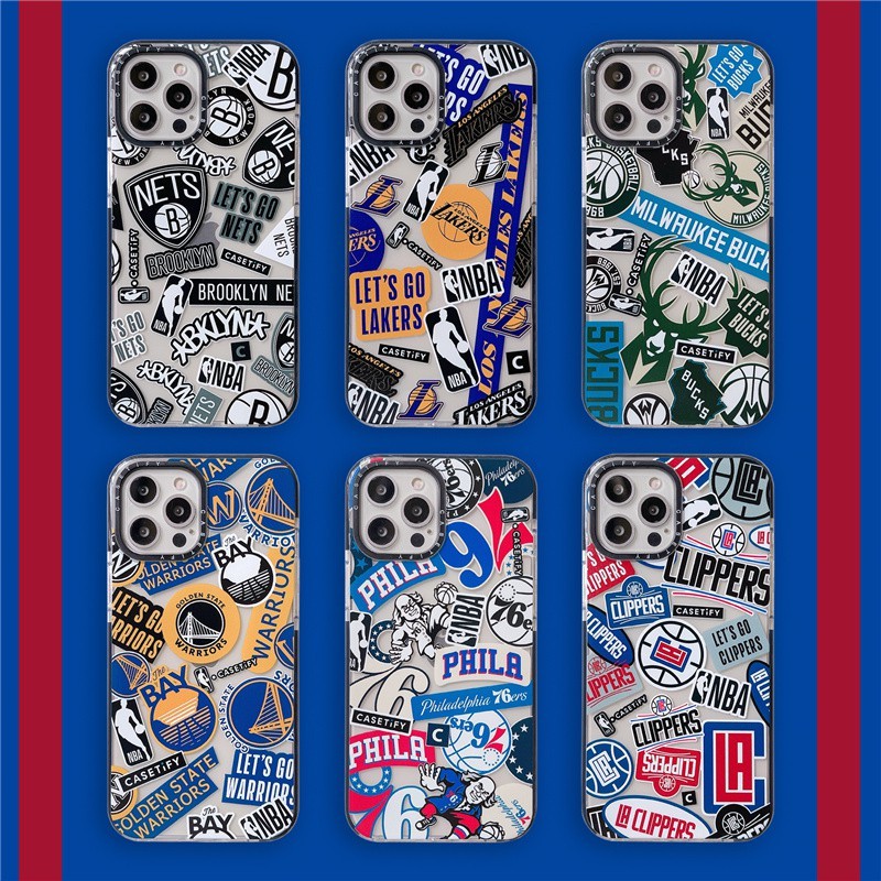 NBA Basketball Team Logo Casetify Case For Iphone 11 12 Pro Max Xr Xs Max 7 8 Plus Se 2020