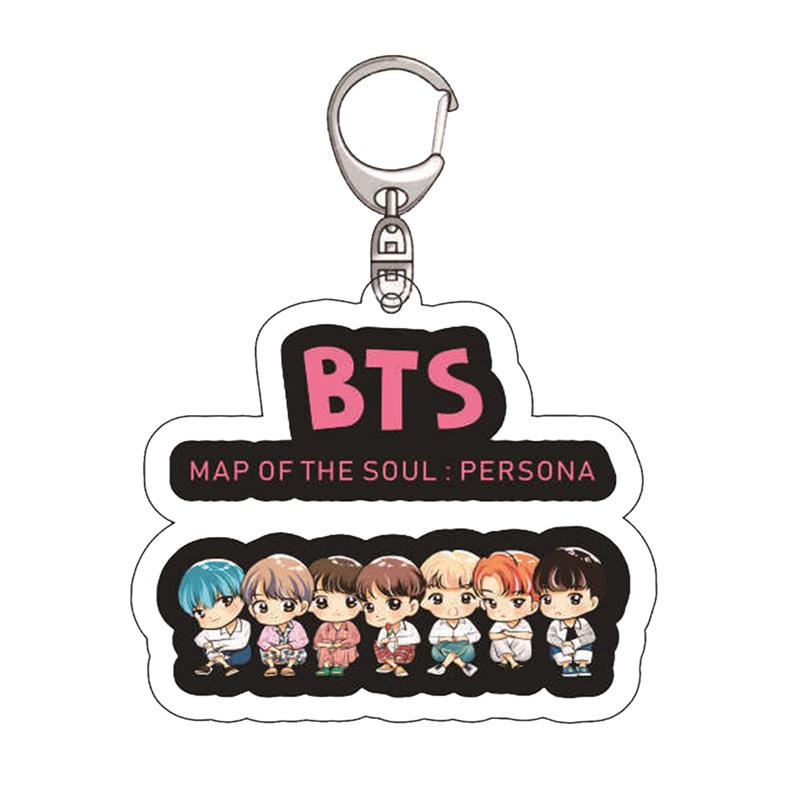 Móc khóa gắn điện thoại hình thành viên nhóm nhạc Bangtan Boys