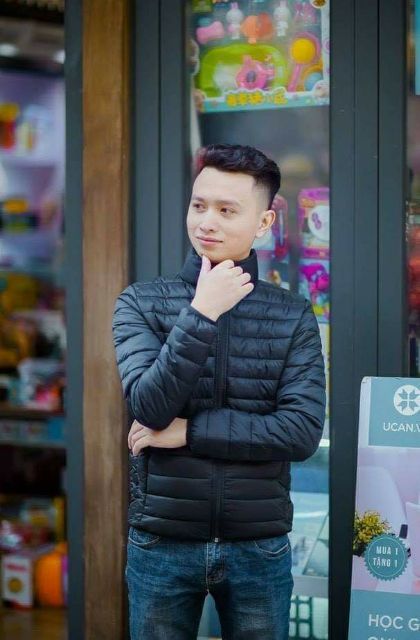 Áo phao nam siêu nhẹ cao cấp mũ rời