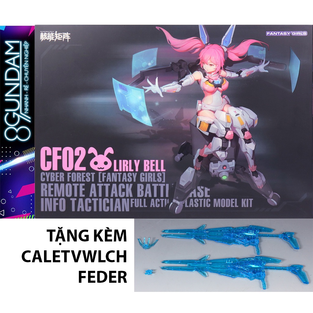 Mô Hình Lắp Ráp CF-02 Lirly Bell Cyber Forest Fantasy Girls Remote Attack Battle Base Info Tactician