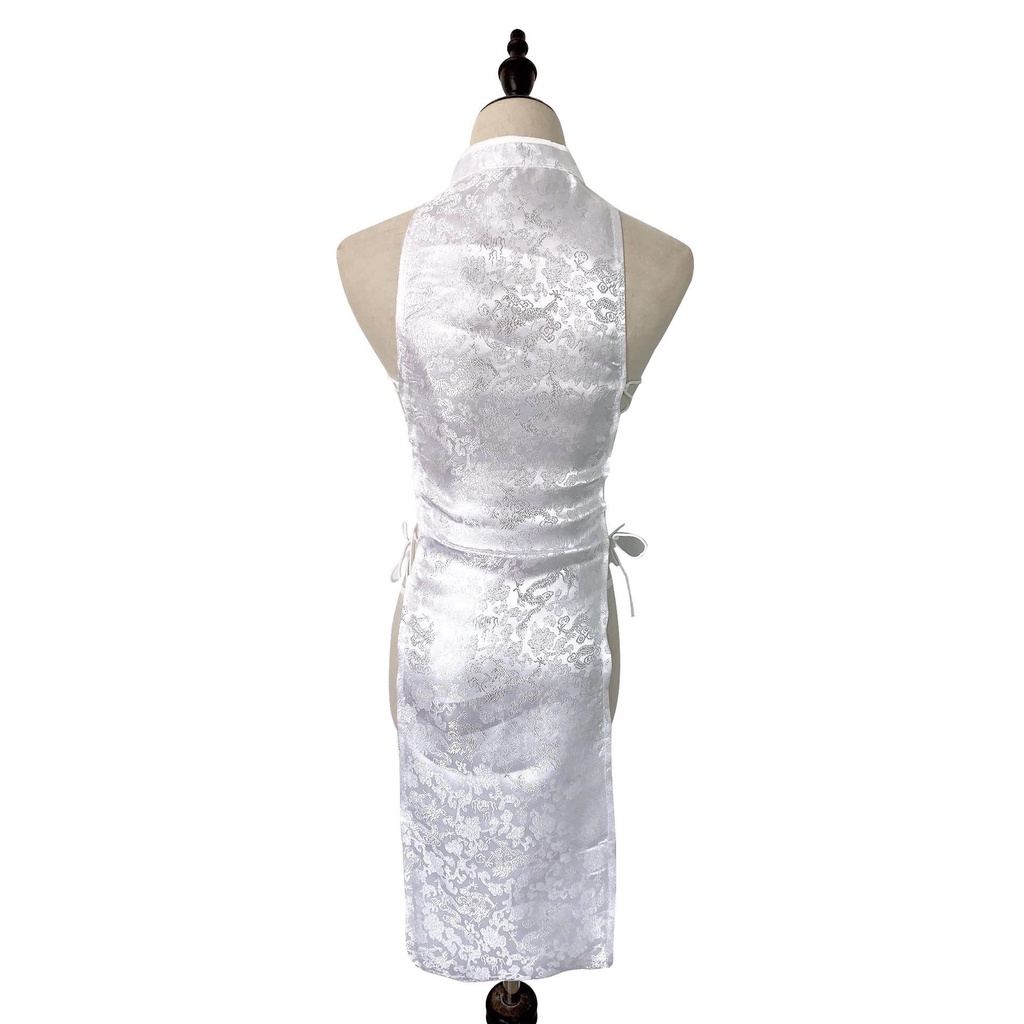 Cosplay sườn xám sexy đan dây hông với màu trắng quyến rũ BT034A | BigBuy360 - bigbuy360.vn