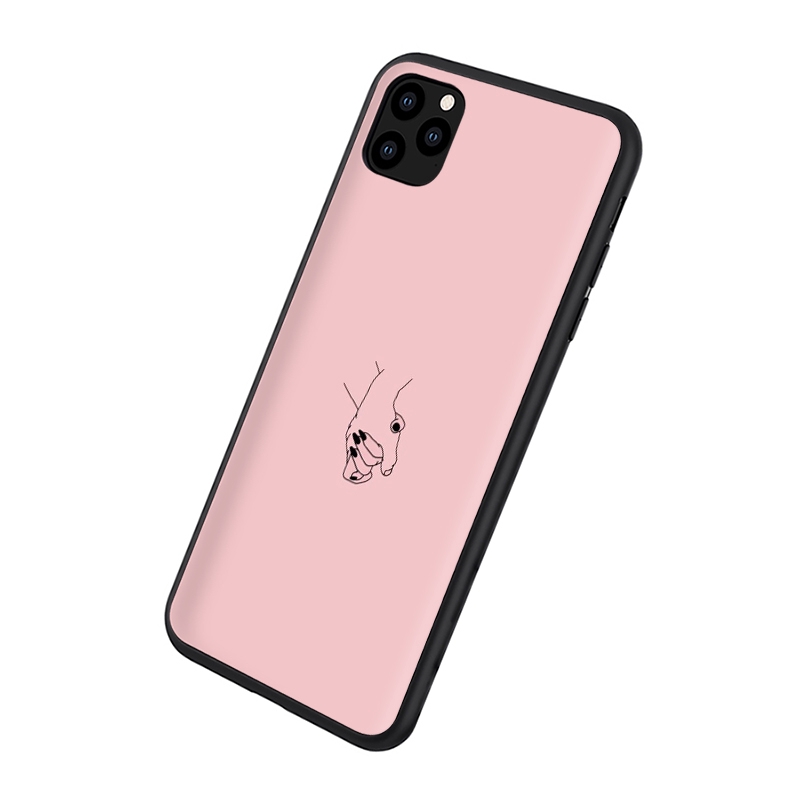 Ốp điện thoại mềm họa tiết cái nắm tay E79 dành cho Apple iPhone 11 Pro XS Max XR X 8 7 6S 6 Plus 5S 5 SE 2020