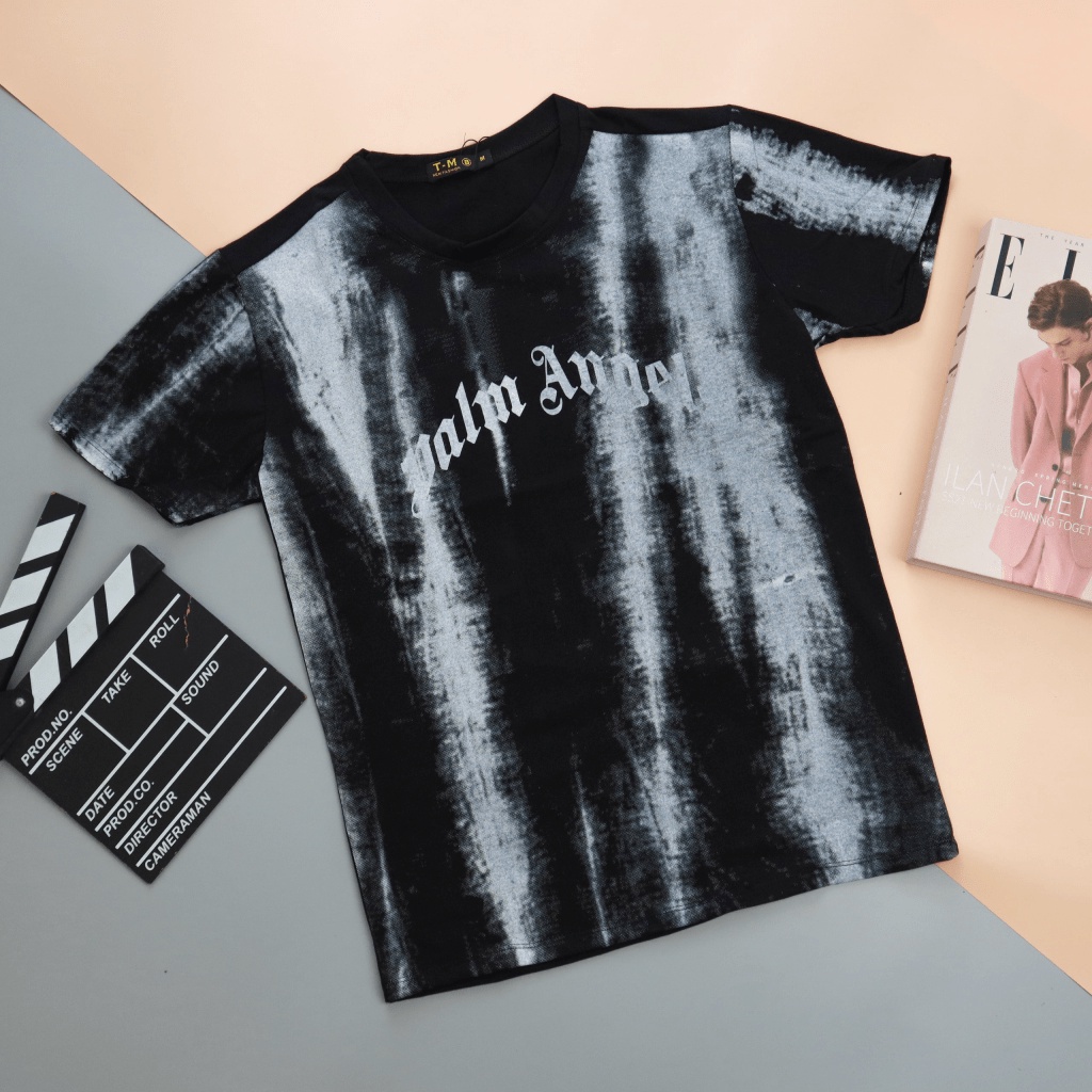 ÁO THUN NAM PHỐI HỌA TIẾT LOANG VỆT  PHONG CÁCH CÁ TÍNH THỜI TRANG