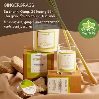 Nến thơm Candle Cup mùi GingerGrass - Sả Gừng