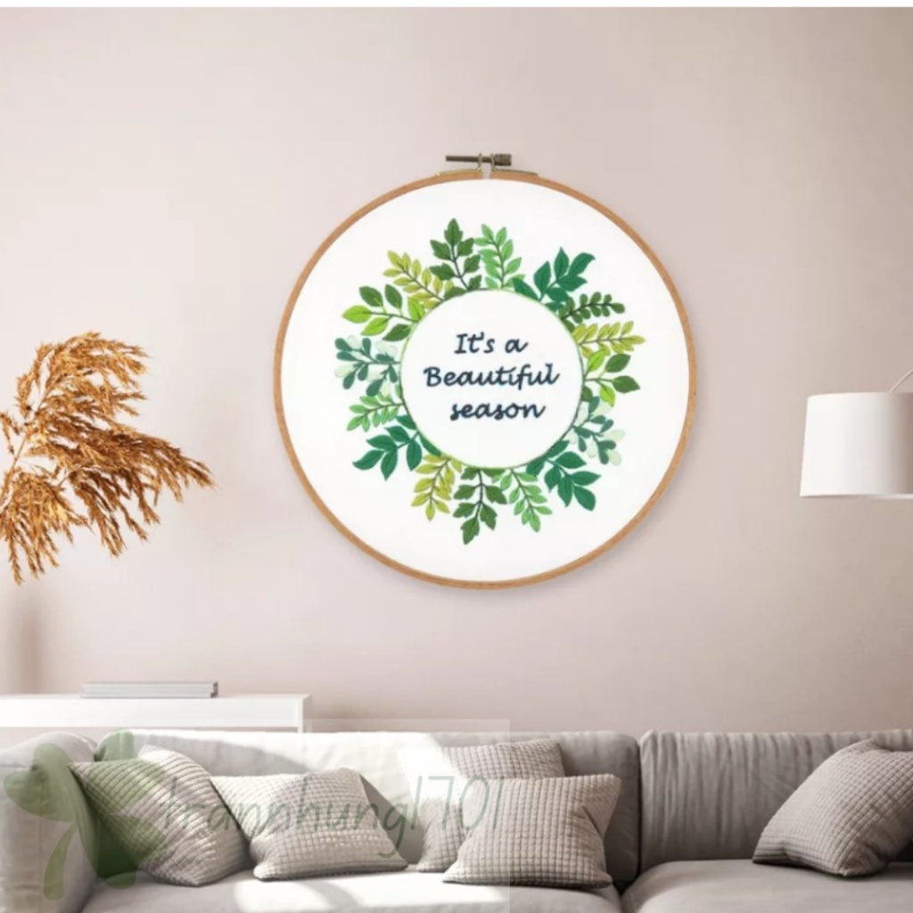 Bộ kit thêu tay trang trí DIY _ bộ sưu tập số 09