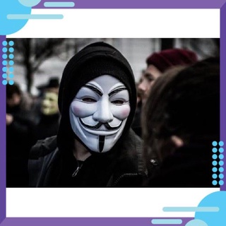 Mặt Nạ Hacker Trắng