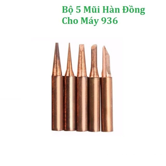 Bộ 5 đầu mũi hàn 900M-T