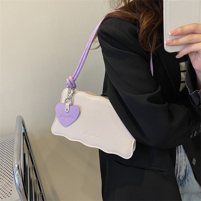 Túi đeo vai nữ đơn giản thời trang mùa thu phong cách phương Tây 2022