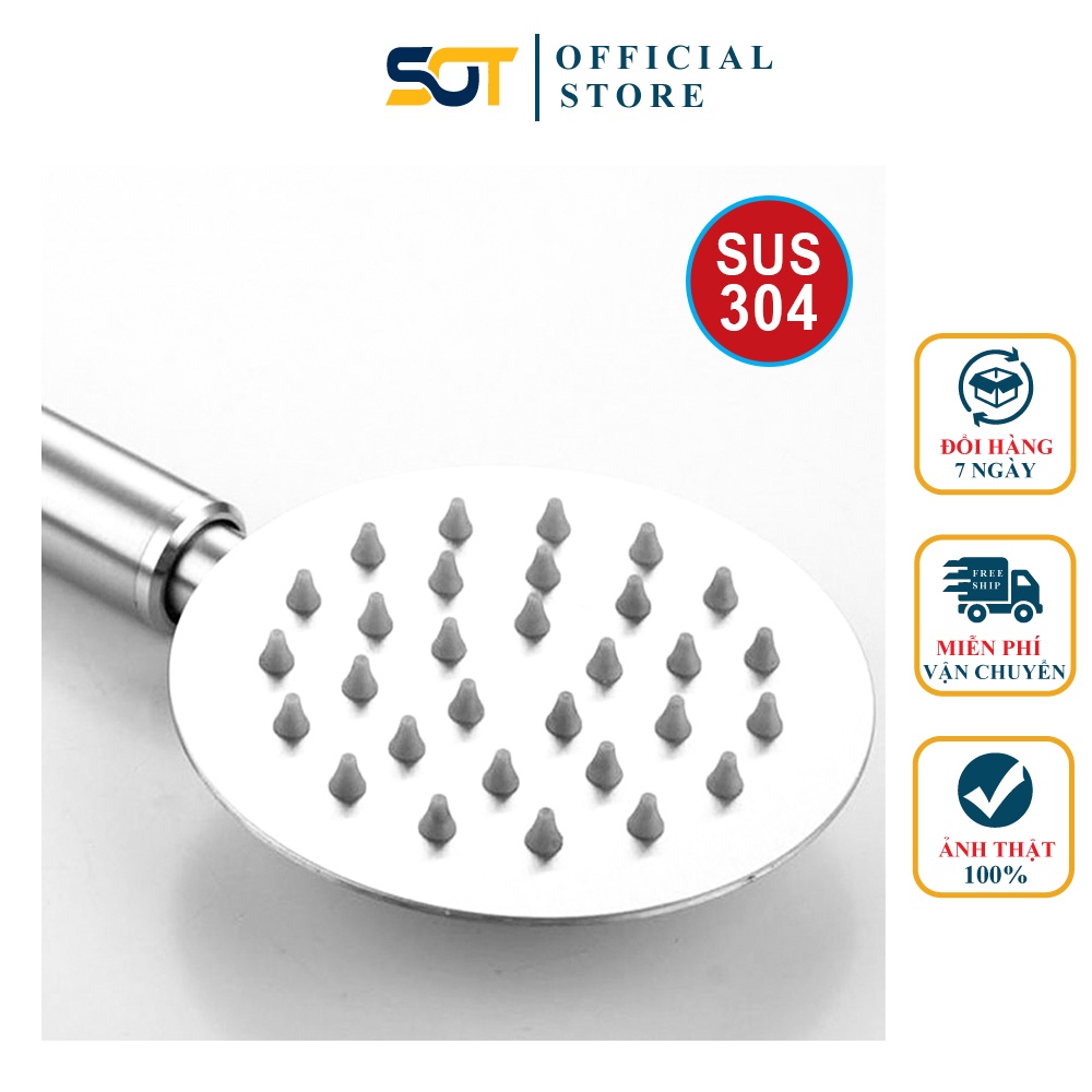 Vòi sen tắm INOX, sen tắm cầm tay INOX 304 nước nóng lạnh ST-TS11