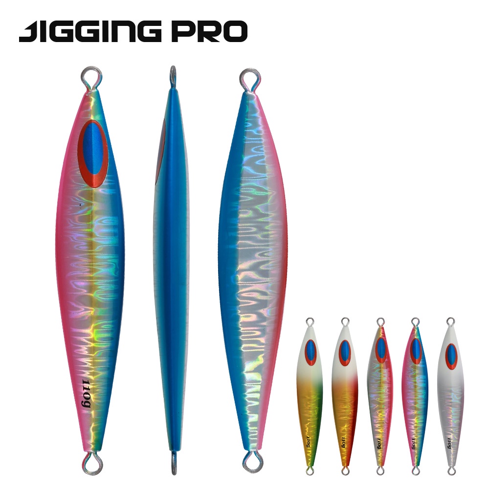 Jiggingpro FK Câu Cá Jig 110g 150g Kim Loại Chì Jig Erratic Tốc Độ Hành Động Jigging Mồi Nước Mặn