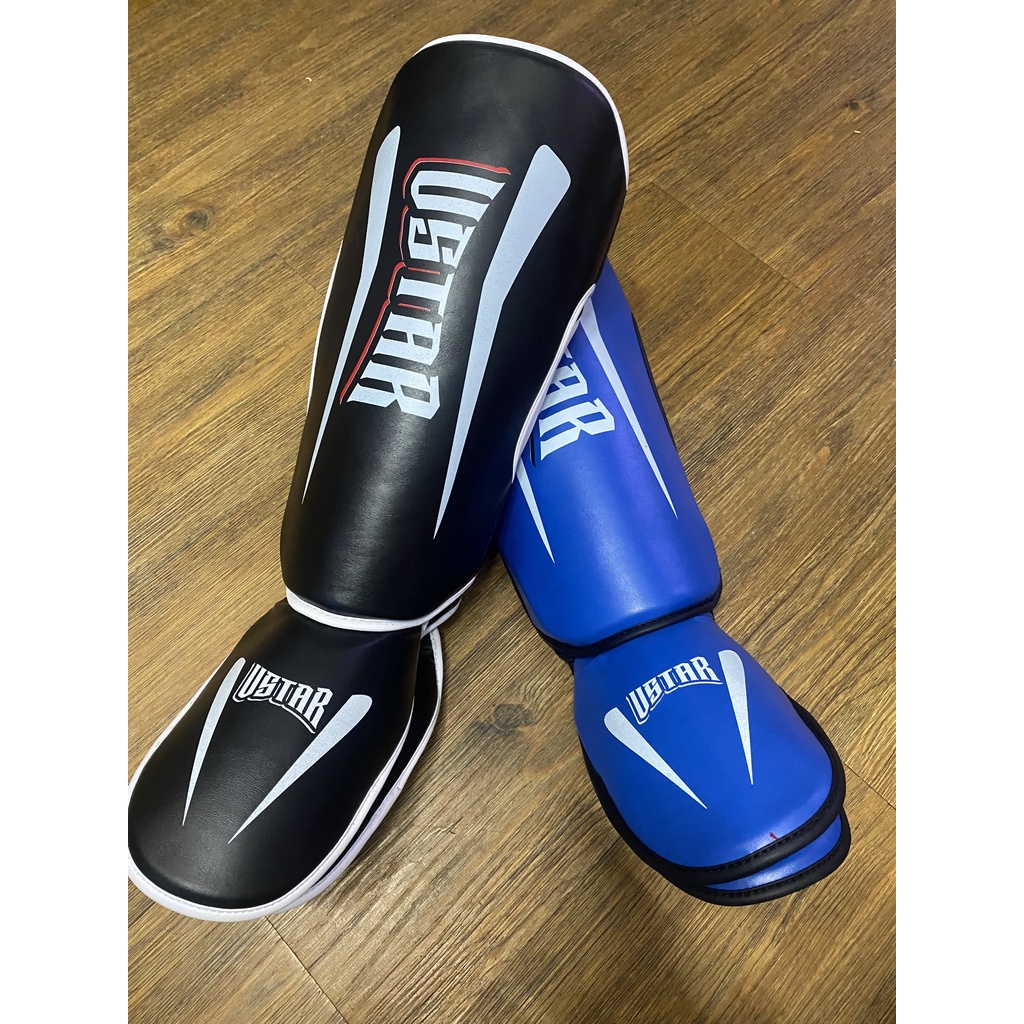 Giáp Chân bảo hộ chân ống chân MU bàn chân boxing cao cấp VStar có giá sỉ tốt cho phòng võ và HLV giáp có nhiều màu Size