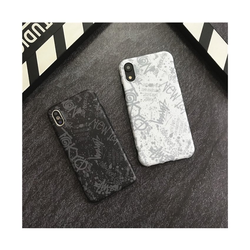 Ốp lưng họa tiết grafitti nhiều màu cho iPhone 11 Pro MAX i7 i8 plus XR XS MAX SE 2020 | BigBuy360 - bigbuy360.vn
