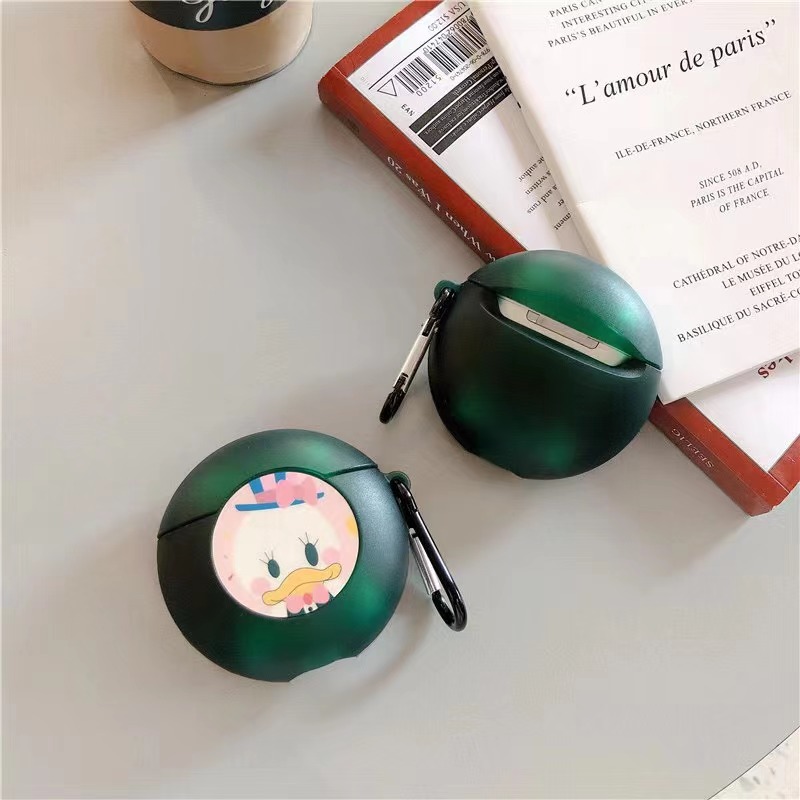 DONALD DUCK Ốp Bảo Vệ Hộp Đựng Tai Nghe Airpods 1 / 2 Pro 3 Hình Vịt Donald Xinh Xắn