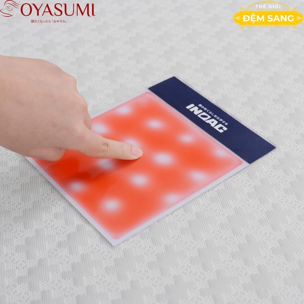 Nệm foam massage Nhật Bản OYASUMI Premium chính hãng sản xuất bới tập doàn Inoac Nhật Bản thoáng mát bốn mùa FOAM106