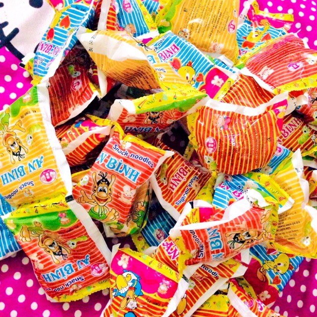 [Mã 267FMCGSALE giảm 8% đơn 500K] Mì Tôm Trẻ Em An Bình Snacks Noodles 20g