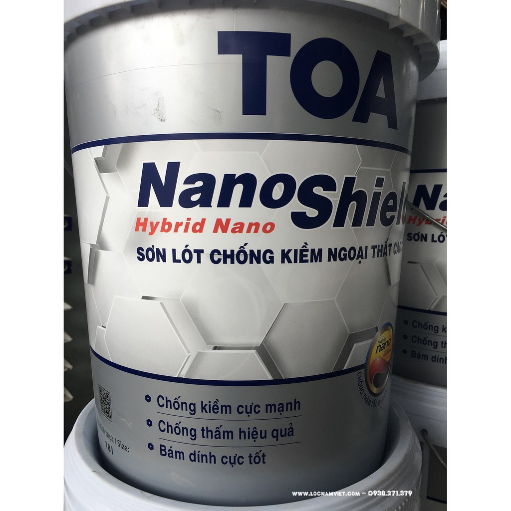 Sơn lót chống kiềm ngoại thất cao cấp TOA NanoShield
