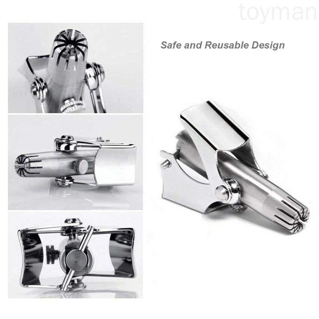 [Hàng mới về] Dụng cụ cắt tỉa lông mũi thủ công bằng thép không gỉ cao cấp