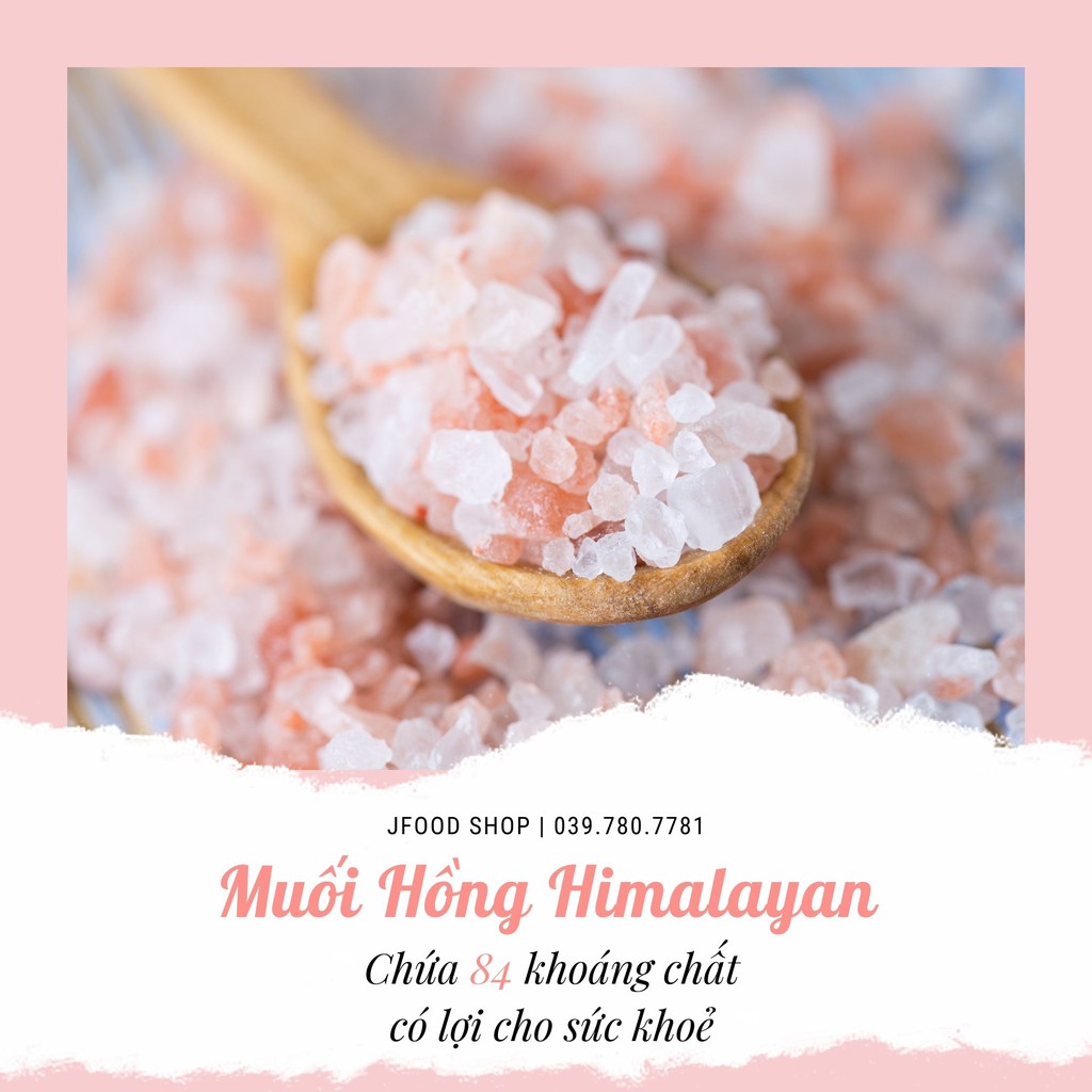 MUỐI HỒNG HIMALAYAN Gói 400g - HÀNG CHÍNH HÃNG