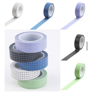 Washi tape ca rô kẻ ô trang trí