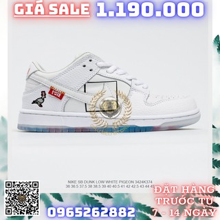 GIÀY SNEAKER MÃ SẢN PHẨM_NIKE SB DUNK LOW WHITE PIGEON PHONG CÁCH ORDER + FREESHIP ➡️ gaubeostore.shop