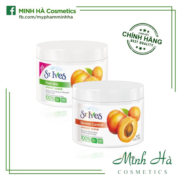 Kem tẩy tế bào chết toàn thân St.Ives Acne Control 283g