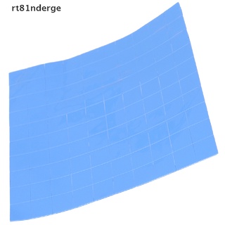 【ge】 100Pcs 10*10*0.5mm Thermal Pad GPU CPU Heatsink Cooling Conductive Silicone Pad .