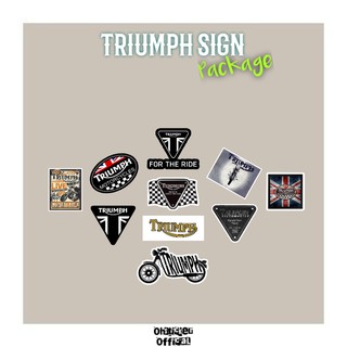 Sticker Logo Triumph Tumblr Dán Trang Trí Điện Thoại / Laptop Diy