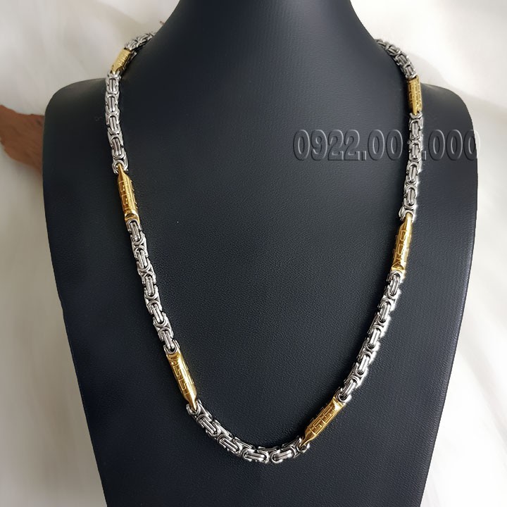 Dây chuyền nam bảng vuông xen trụ DZ806